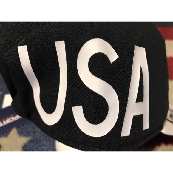 Vintage Ralph Lauren POLO SPORT USA CYCLING NEW YORK BROOKLYN Cap S/M Pwing Rlpc - Picture 5 of 11